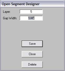 Open Segment Dialog